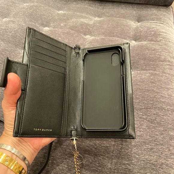 NWT authentic rare luxury minimalist Tory Burch Kira Chevron Phone Crossbody - Picture 10 of 17